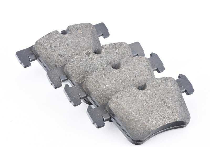 Juego de pastillas de freno con sensor OEM 34112456867 para BMW F25, F26. Original BMW.