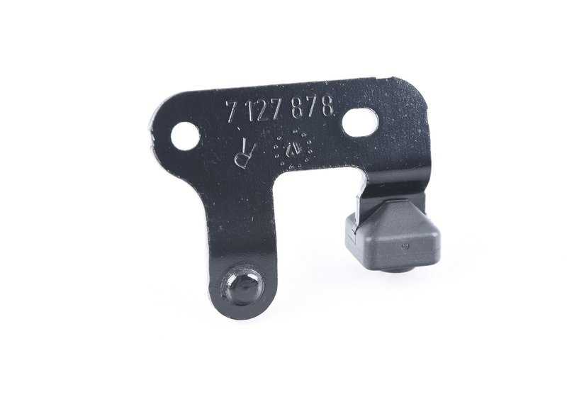 Soporte derecho de amortiguador de maletero OEM 51247127878 para BMW E91 y E91N. Original BMW.