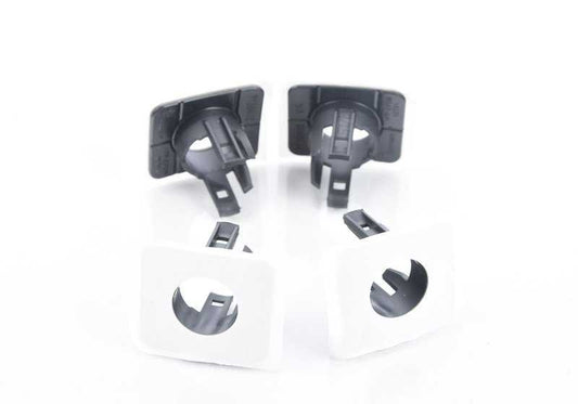 Soporte delantero para sensor de aparcamiento PDC OEM 51117213857 para BMW E90. Compatible con todos los modelos: 316d, 316i (PR31, PR32, PR51, PR52, PF11, PF12, PF21, PF31, PF32, PF42). Original BMW.