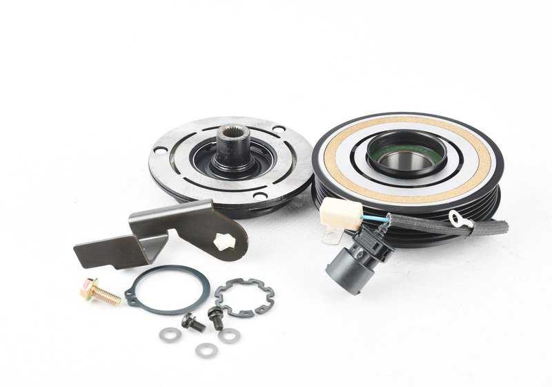 Embrague magnético compresor A/A OEM 64528391021 para BMW E36 y E34. Repuesto original BMW.