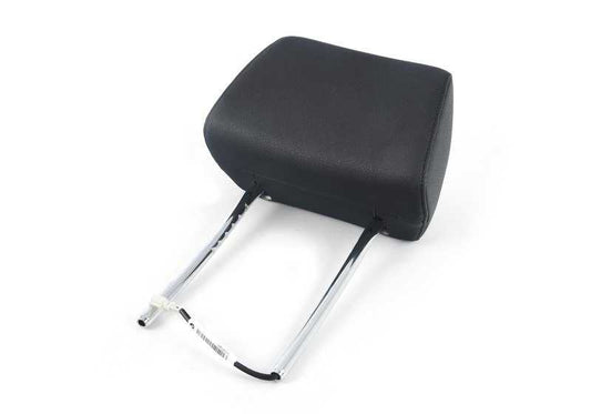 Reposacabezas de cuero sintético negro OEM 52107255871 para BMW F25 y F26. Compatible con modelos X3 sDrive18d, xDrive28i, sDrive20i. Original BMW.