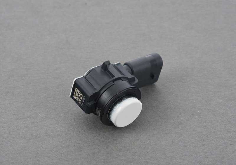 Sensor de parking (PDC) ultrasónico blanco Alpine OEM 66209261587 para BMW F20, F21, F22, F23, F30, F31, F32, F33, F34, F36, F80, F82, F83, F87. Original BMW.