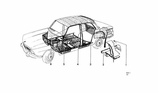 Junta de puerta delantera derecha OEM 51716654132 para BMW Serie 1 F20, Serie 3 F30/F31, Serie 4 F32/F33/F36. Original BMW.