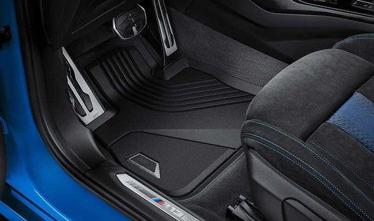 Rubber carpets for all types of climate OEM 51475B5B006 for BMW F40, F70, F44. Original BMW.