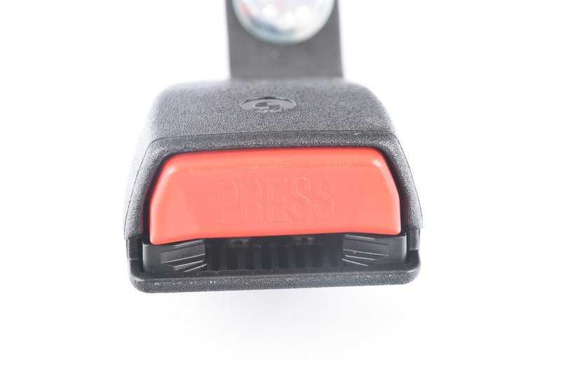 Cinturón de seguridad trasero izquierdo OEM 72111977411 para BMW E36. Original BMW.
