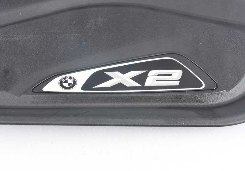 Alfombrillas traseras todo clima OEM 51472452204 para BMW X2 F39. Original BMW.