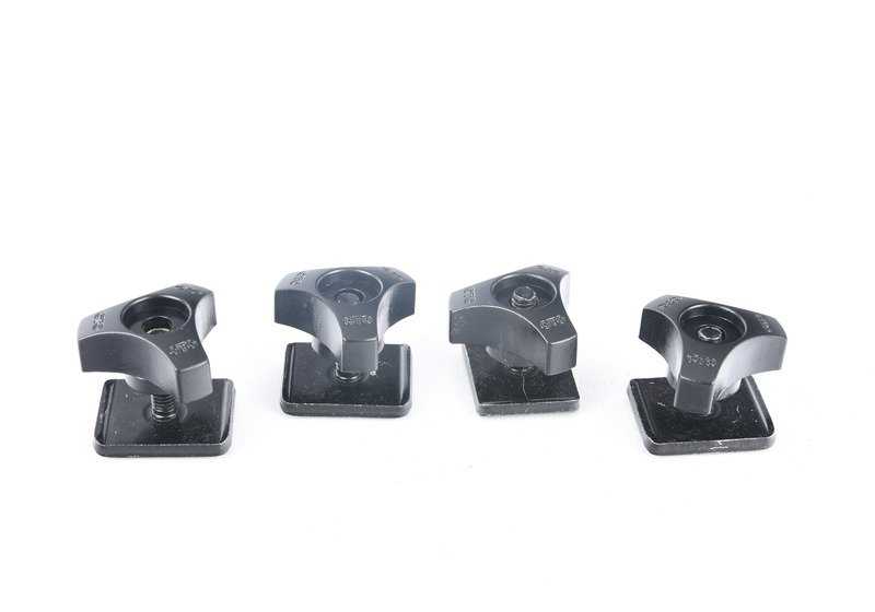 Kit de fijación para portaequipajes OEM 82120442852 para BMW E81 (116d, 116i) con motores N47, N45T, N43. Compatibilidad con modelos manuales y automáticos. Original BMW.
