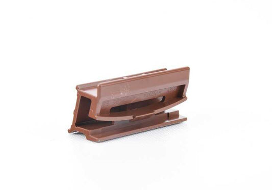 OEM Brown Subject Clip 51117135538 for BMW E65 {730d, 730i, 740i, 745d, 750i} compatible. Original BMW.