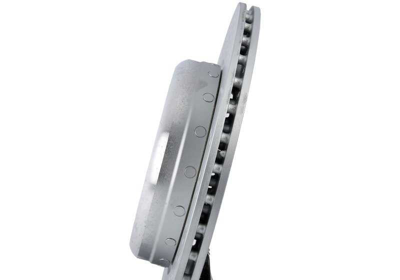 Disco de freno ventilado y perforado OEM 34216864678 para BMW I12, I15. Original BMW.