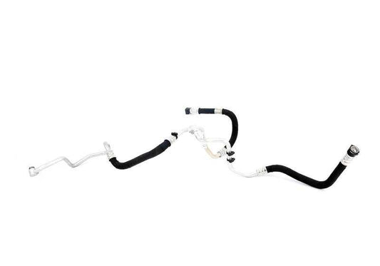 Tubo de retorno do resfriador de óleo para BMW F01, F02 (OEM 17227590612). BMW original.