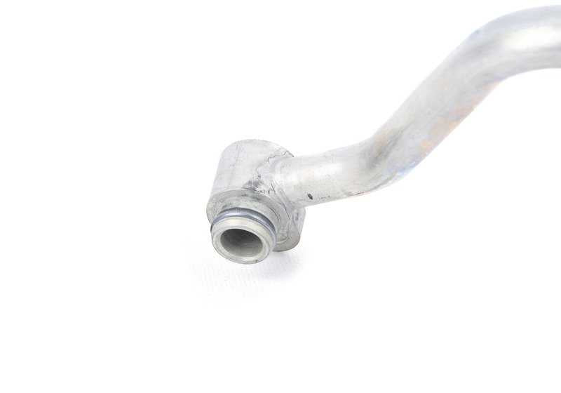 Tubería de aceite para radiador OEM 17227590611 para BMW F01, F02. Conducto de aceite del motor hacia el radiador. Original BMW.