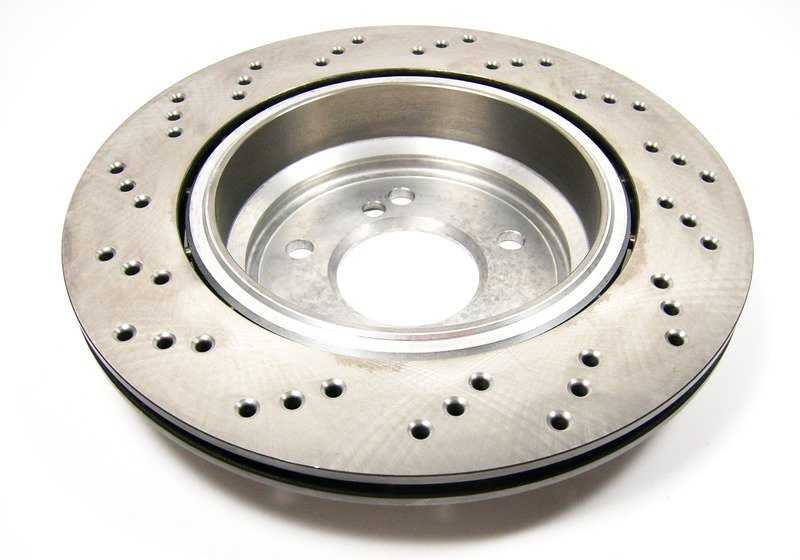 Ventilated brake disc OEM 34212282304 for BMW E46, E85, E86. Original BMW.