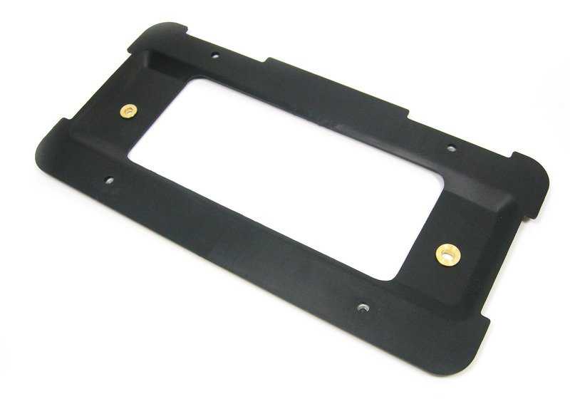 Soporte porta matrícula OEM 51188238061 para BMW E46, E60, E61, E53, E85, E86, MINI R50, R52, R53. Original BMW.