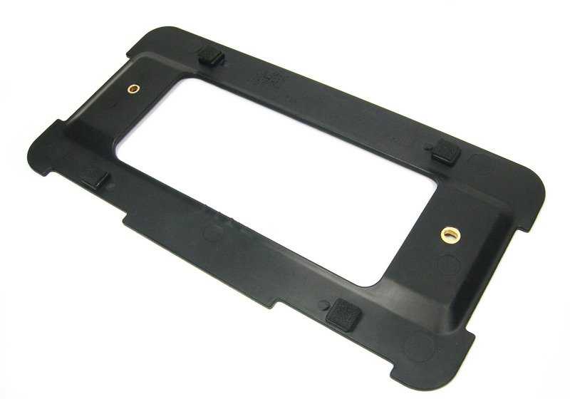 Soporte porta matrícula OEM 51188238061 para BMW E46, E60, E61, E53, E85, E86, MINI R50, R52, R53. Original BMW.
