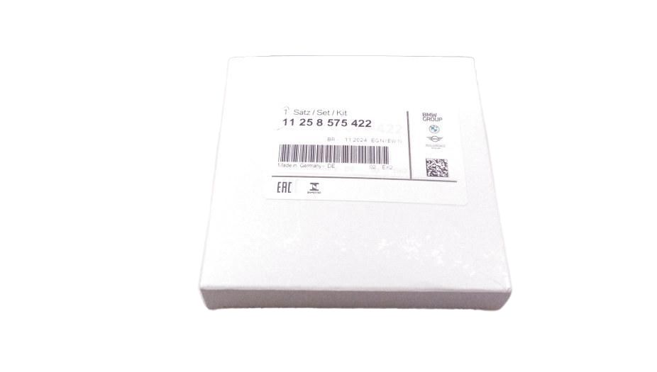 Juego de aros de pistón OEM 11258575422 para BMW G30, G31, G11, G12, G05, G06, G07. Compatible con motores B57S y B57R. Original BMW.