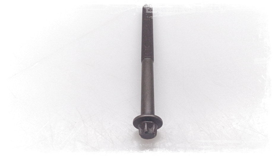 Tornillo Torx M8x100 OEM 11277505696 para BMW E81, E82, E87, E88, E46, E90, E91, E92, E93, E60, E84, E85. Usado en bomba de aceite y equilibrado del motor. Original BMW.