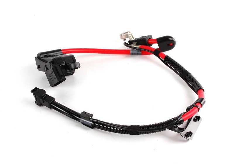 Cable positivo batería OEM 61126904905 para BMW E65, E66 (730d, 730i, 735i) todos los motores compatibles. Repuesto original BMW.