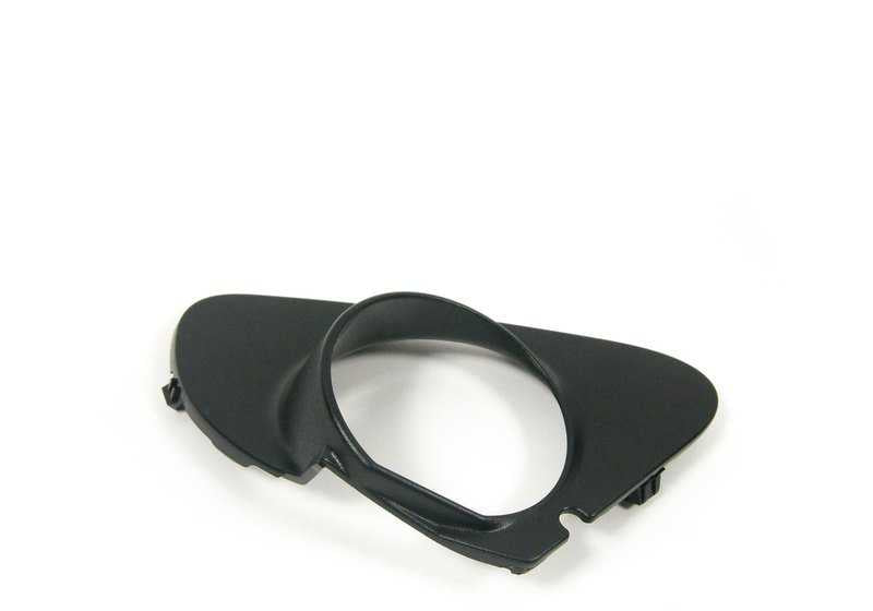 Tapa embellecedora antiniebla izquierda OEM 51117055525 para BMW E63, E63N, E64, E64N. Original BMW.