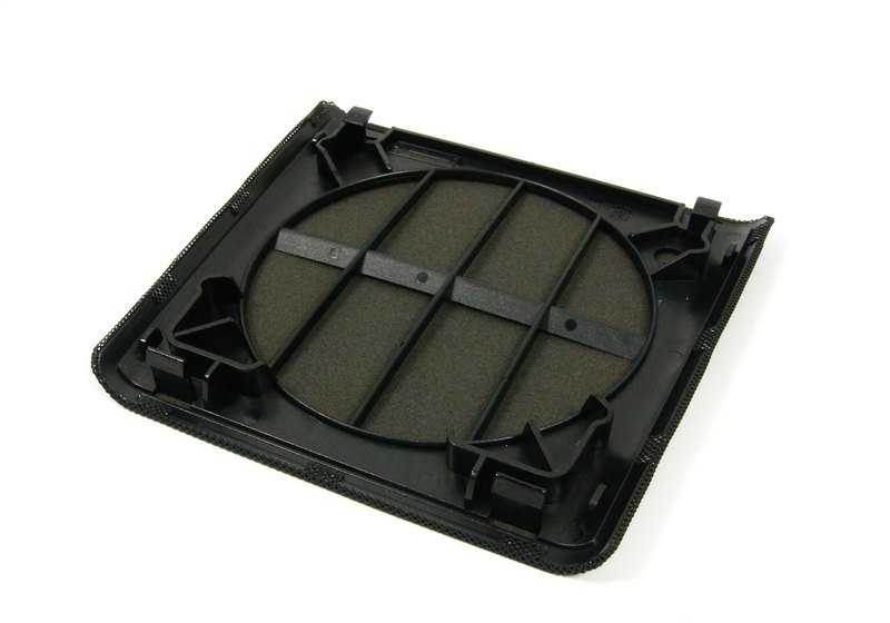 Blende negra para varios modelos/series de BMW (OEM 51168399096). Original BMW.
