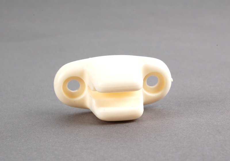 OEM 51161870863 Ivory visa support for BMW E21 and E12. Compatible with several visions of visor. Original BMW spare.
