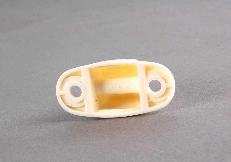 OEM 51161870863 Ivory visa support for BMW E21 and E12. Compatible with several visions of visor. Original BMW spare.