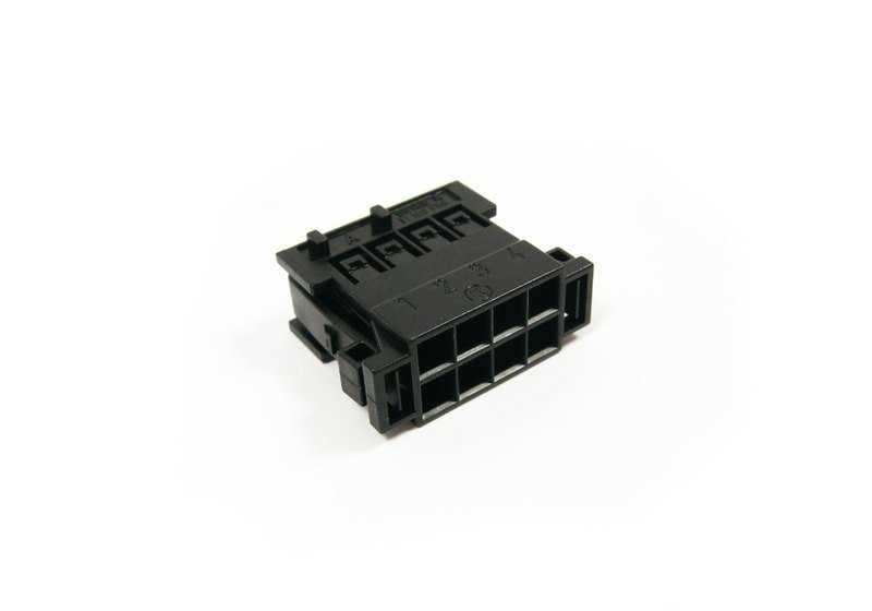 Conector de carcasa OEM 12527519956 para BMW E46. Original BMW.