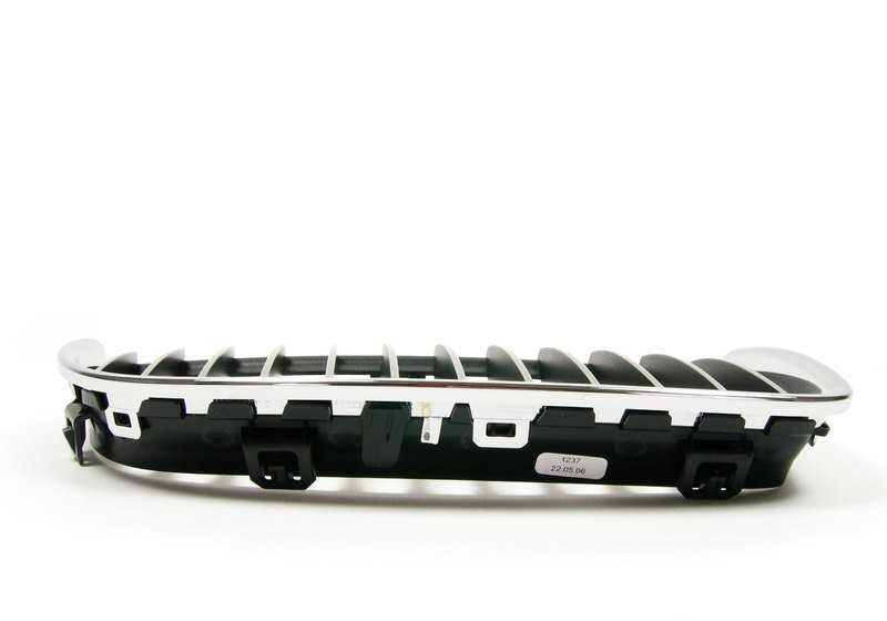 Rejilla de adorno derecho OEM 51137120010 para BMW Serie 3 E90, E91 (2004-2008). Original BMW.