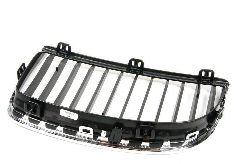 Rejilla de adorno derecho OEM 51137120010 para BMW Serie 3 E90, E91 (2004-2008). Original BMW.