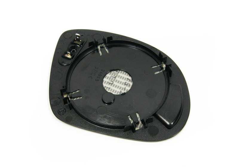 Cristal de retrovisor calefactado lado conductor OEM 51162259035 para BMW E36 y E34. Original BMW.