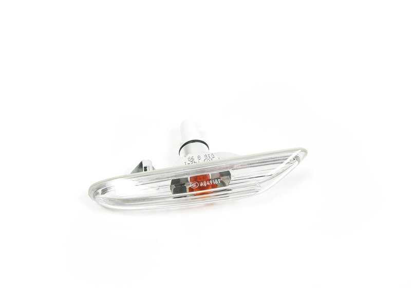 Intermitente lateral blanco derecho OEM 63137165742 para BMW E60, E60N, E61, E61N. Original BMW.