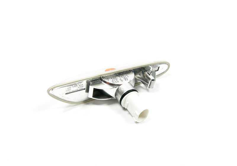 Intermitente lateral blanco derecho OEM 63137165742 para BMW E60, E60N, E61, E61N. Original BMW.