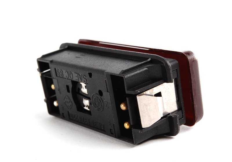 Interruptor de luces de emergencia OEM 61311374220 para BMW E36, E34, E32, E31. Original BMW.