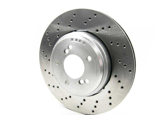 Linksbelüftete Bremsscheibe für BMW E82, E90, E92, E93 (OEM 3421283387). Original BMW