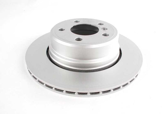 Ventilated rear brake disc 34216756849 for BMW X5 E53. Measures: 324x20 mm. Original BMW.