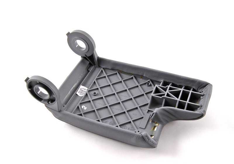 UPPER Leather Power OM 51167901351 for BMW 3 E46 Series. Gray. Original BMW replacement.