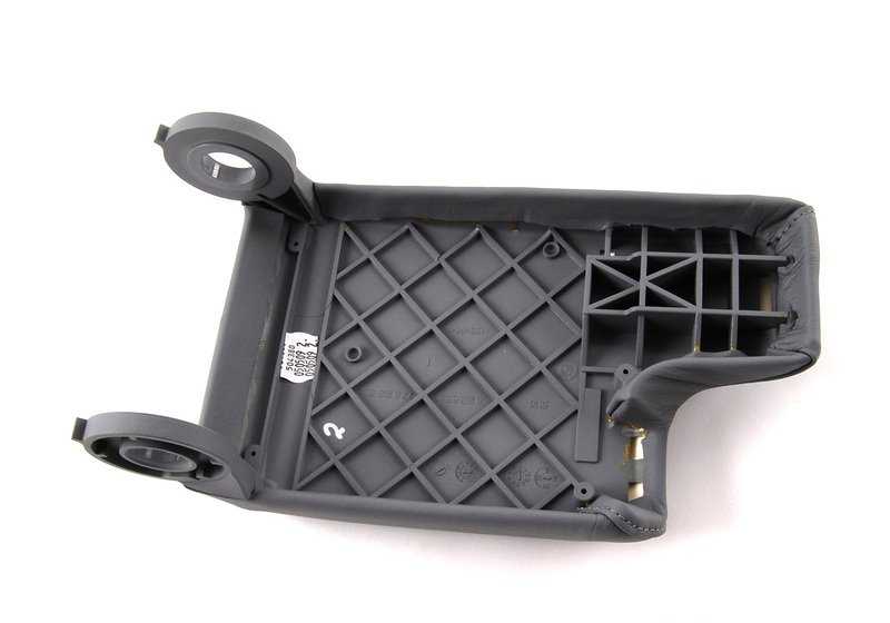 UPPER Leather Power OM 51167901351 for BMW 3 E46 Series. Gray. Original BMW replacement.