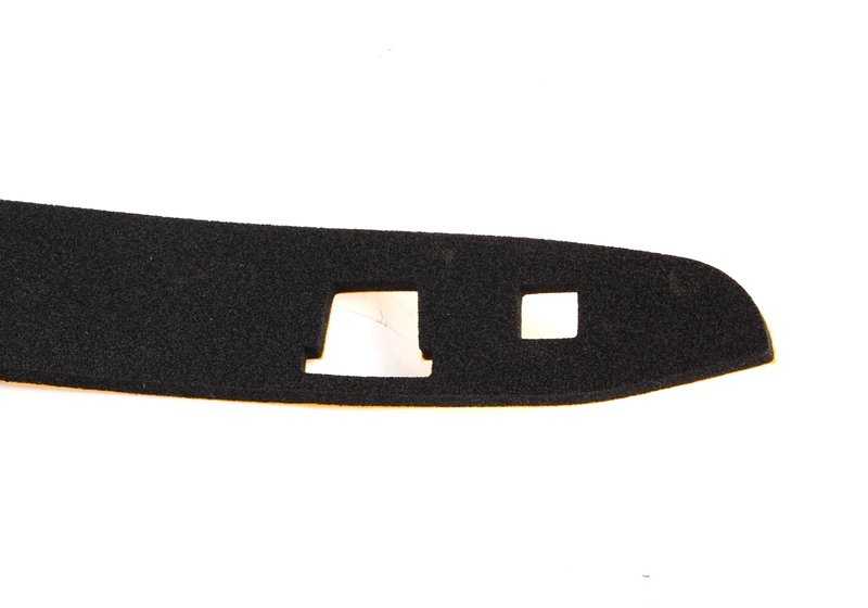 Junta de la manija del portón trasero para BMW Serie 3 E46 (OEM 51138244337). Original BMW.