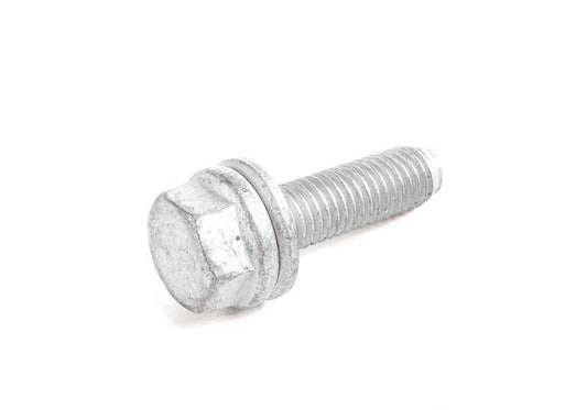 Hexagonale Schraube mit Waschmaschine für BMW E81, E82, E87, E88, F87, E90, E91, E92, E93, F80, F82, F83, F10, F06, F12, F13, E84, E89 (OEM 33326768354). Original BMW