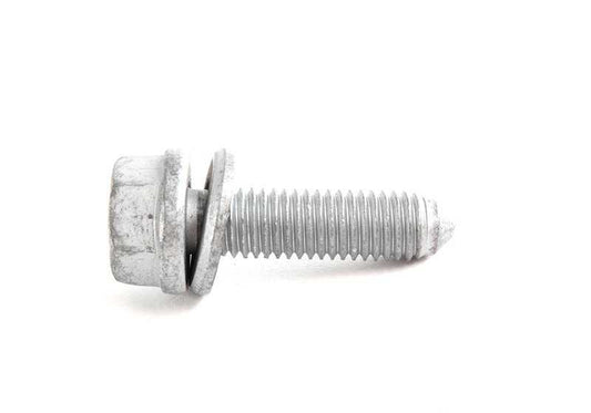 Hexagonale Schraube mit Waschmaschine für BMW E81, E82, E87, E88, F87, E90, E91, E92, E93, F80, F82, F83, F10, F06, F12, F13, E84, E89 (OEM 33326768354). Original BMW