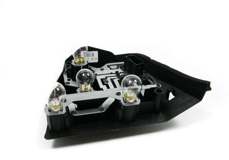 Portalámparas trasero izquierdo OEM 63217165865 para BMW E46. Original BMW.