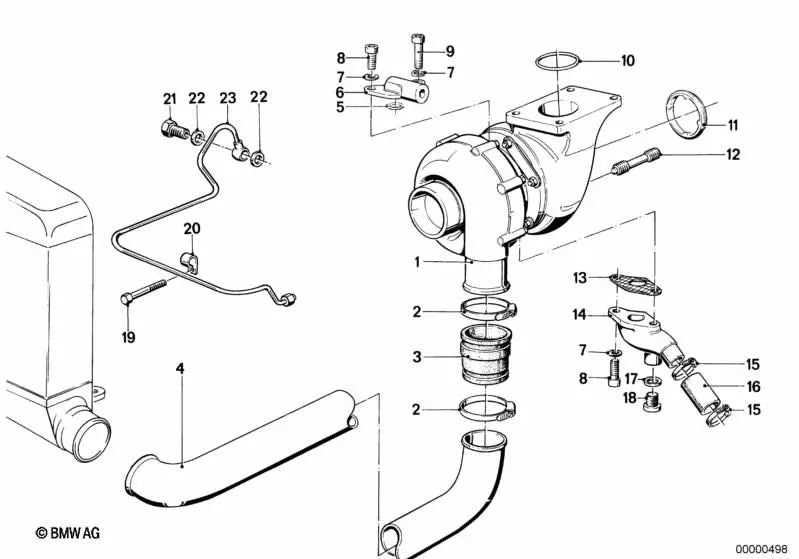 Junta de freno libre de asbesto OEM 11421730263 para BMW Serie 7 E23 745i (M30) y más. Original BMW.