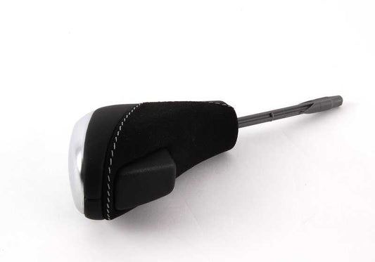 Pomo de cambio automático BMW Performance en Alcantara y cuero OEM 25162155637 para BMW E46 {316i, 316Ci} todos los modelos compatibles. Original BMW.
