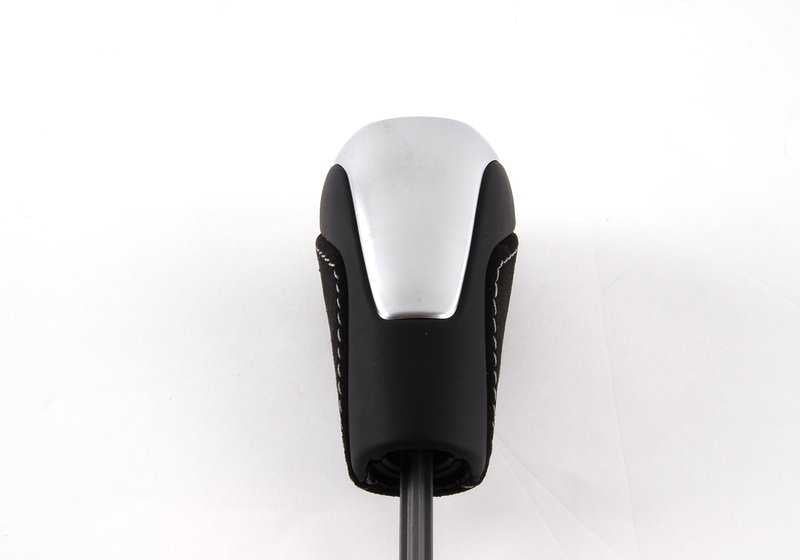 Pomo de cambio automático BMW Performance en Alcantara y cuero OEM 25162155637 para BMW E46 {316i, 316Ci} todos los modelos compatibles. Original BMW.