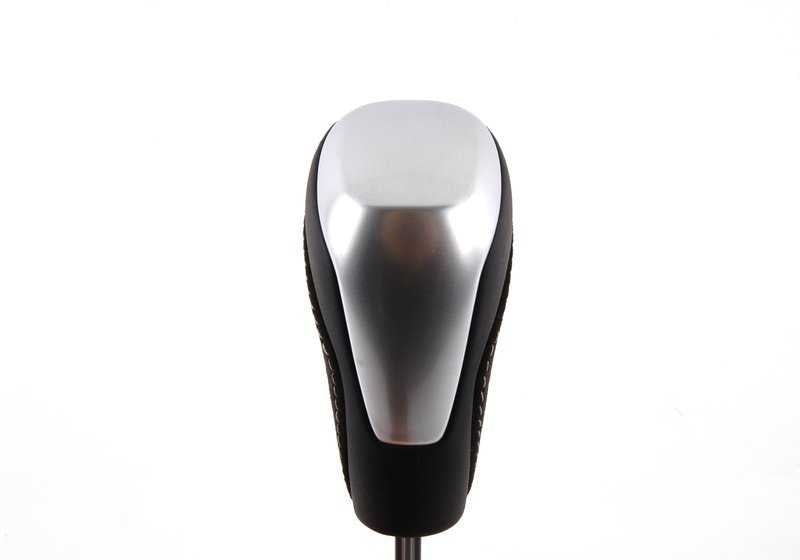 Pomo de cambio automático BMW Performance en Alcantara y cuero OEM 25162155637 para BMW E46 {316i, 316Ci} todos los modelos compatibles. Original BMW.