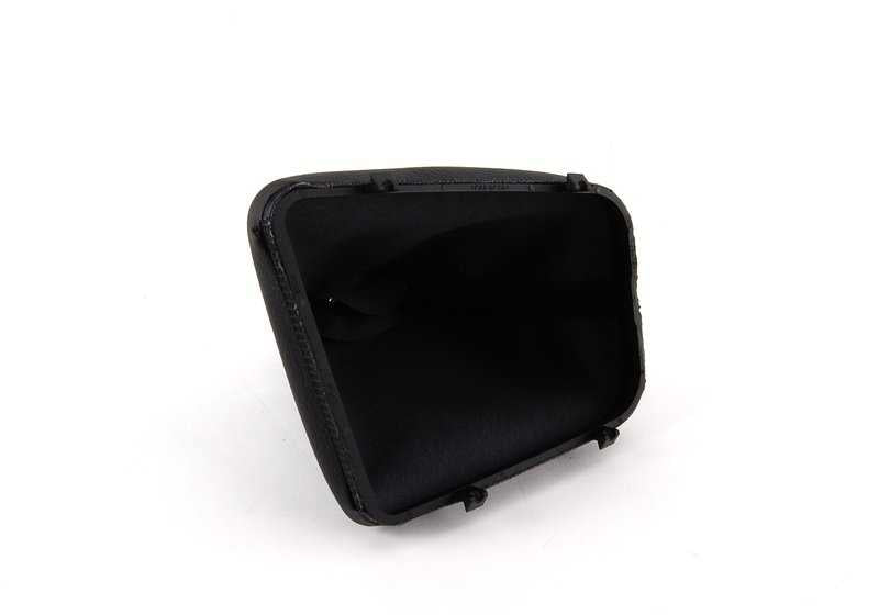 Recubrimiento de palanca de mando cuero negro OEM 25111434098 para BMW Serie 3 E46 (1998-2006). Original BMW.