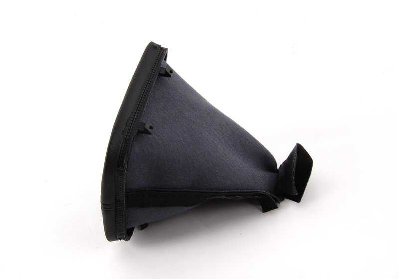 Recubrimiento de palanca de mando cuero negro OEM 25111434098 para BMW Serie 3 E46 (1998-2006). Original BMW.