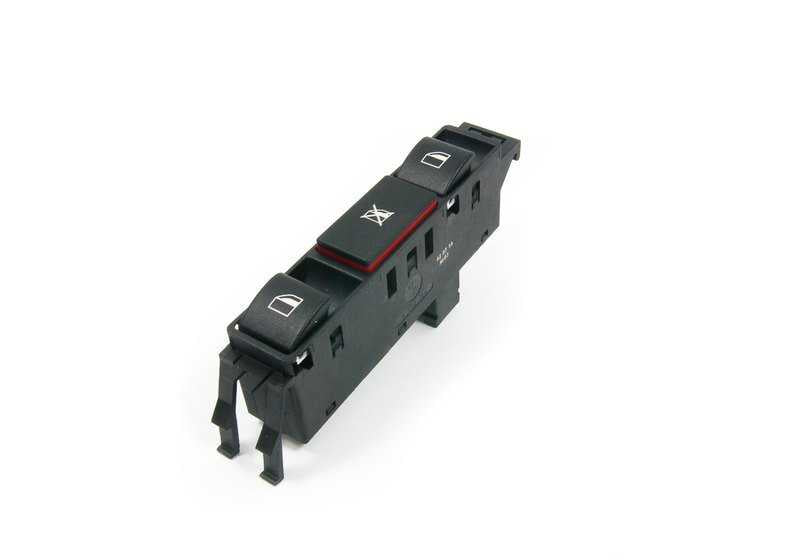 Interruptor alzacristal lado conductor OEM 61316902184 para BMW Serie 3 E46 (316i, 318i, 320i, 323i, 328i)... y más. Original BMW.