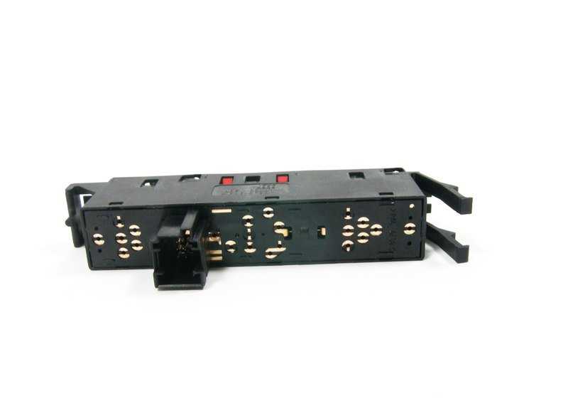 Interruptor alzacristal lado conductor OEM 61316902184 para BMW Serie 3 E46 (316i, 318i, 320i, 323i, 328i)... y más. Original BMW.