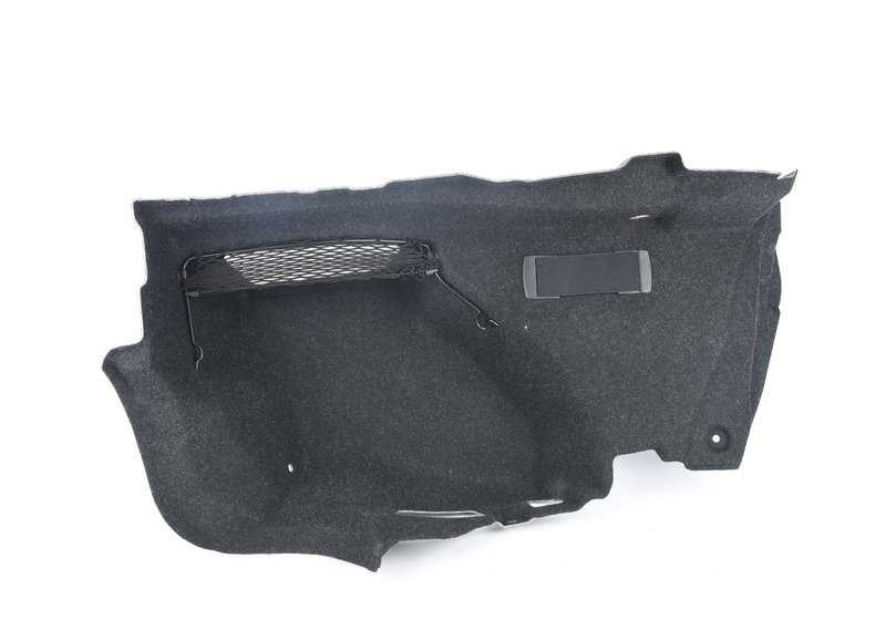Revestimiento compartimento equipajes derecho OEM 51477296042 para BMW Serie 2 F22, F87 M2, F23... y más. Original BMW.