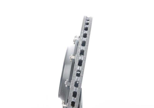 Disco de freno cerámico de carbono izquierdo OEM 34212284807 para BMW F80, F82, F83, F87 M2 CS. Original BMW.